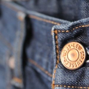 Navy Blue Levi 501 Denim